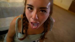 Yn boeth ac yn Sexy Lluosog Cumshot Casgliad: Brandi blethi